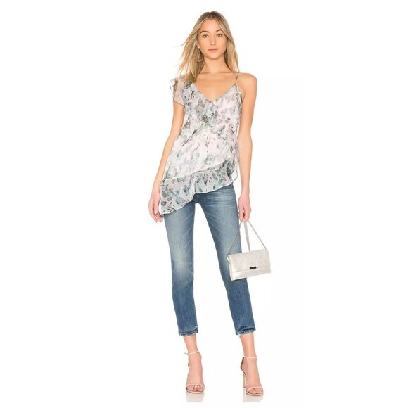 Keepsake the Label Cosmic Top Sage Floral Chiffon Blouse - Size M, NWT - Picture 8 of 10